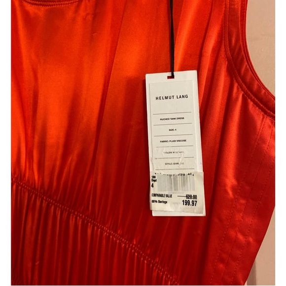 Helmut Lang Ruched Tank Dress - Picture 2 of 2